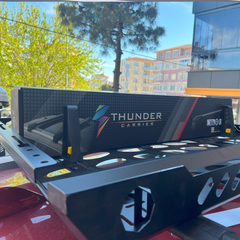 Araç Üstü Taşıma Sepeti 100*120 cm 4 Adet Dayama 2 Adet Bağlantı Spanzet Thunder Pro Seri