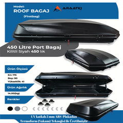 Thunder Carrier Port Bagaj - 450 Lt