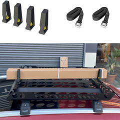 Araç Üstü Taşıma Sepeti 100*120 cm 4 Adet Dayama 2 Adet Bağlantı Spanzet Thunder Pro Seri