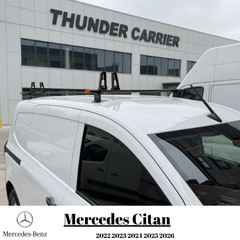 2022 2026 Mercedes Citan Thunder Pro Seri Yeni Kasa Ağır Yük Taşıma Ara Atkı Tavan Barı