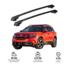 CITROEN C5 AIRCROSS 2018 ve Sonrası TRX1 Thunder Carrier Kilitli Ara Atkı