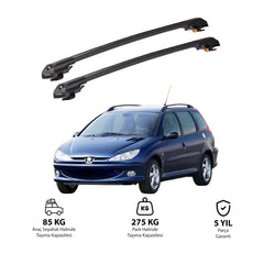 PEUGEOT 206 SW 2002-2008 TRX1 Thunder Carrier Kilitli Ara Atkı