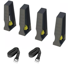 Araç Üstü Taşıma Sepeti 100*120 cm 4 Adet Dayama 2 Adet Bağlantı Spanzet Thunder Pro Seri