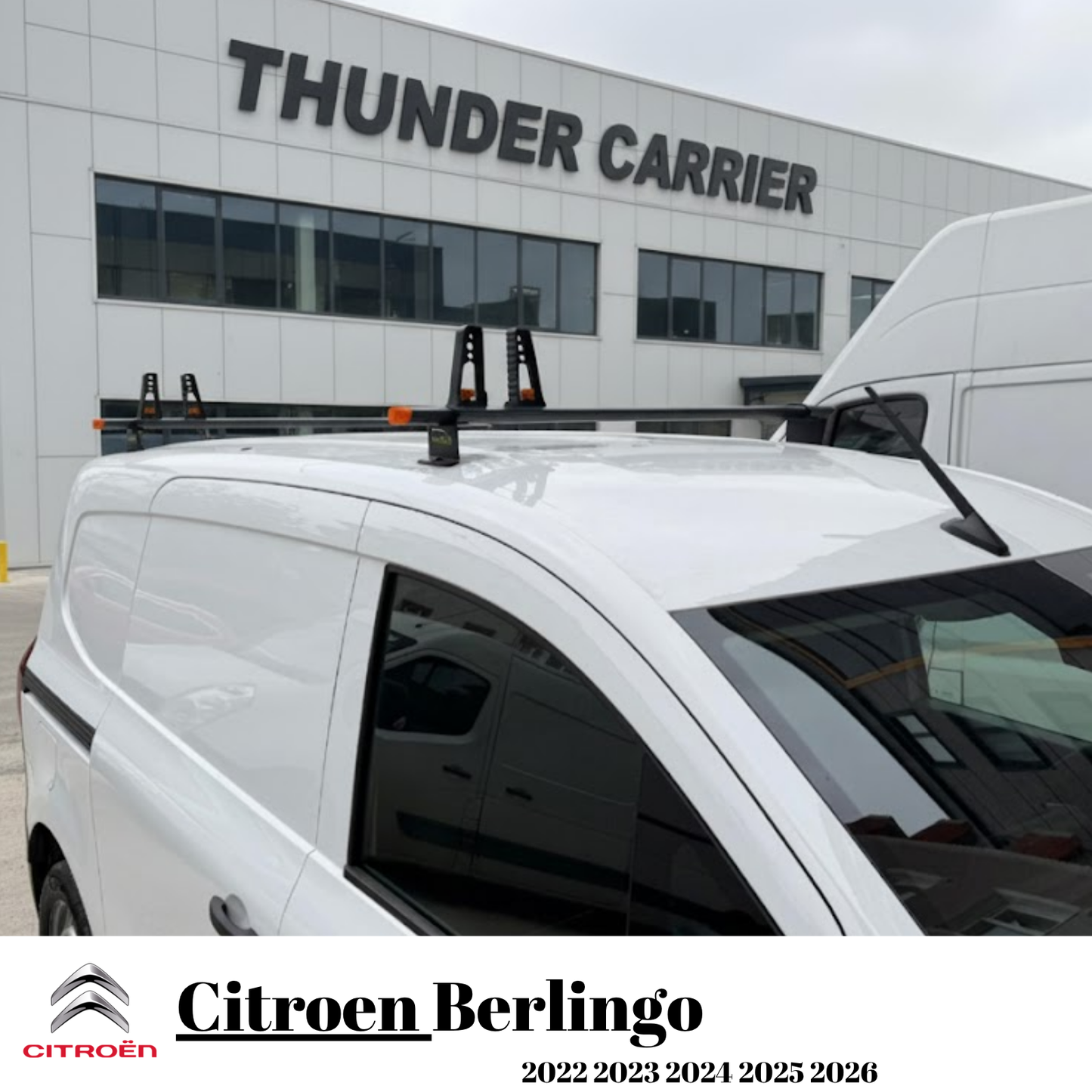 Citroen Berlingo 2018-2026 Thunder Pro Seri Ağır Yük Taşıma Ara Atkı Tavan Barı