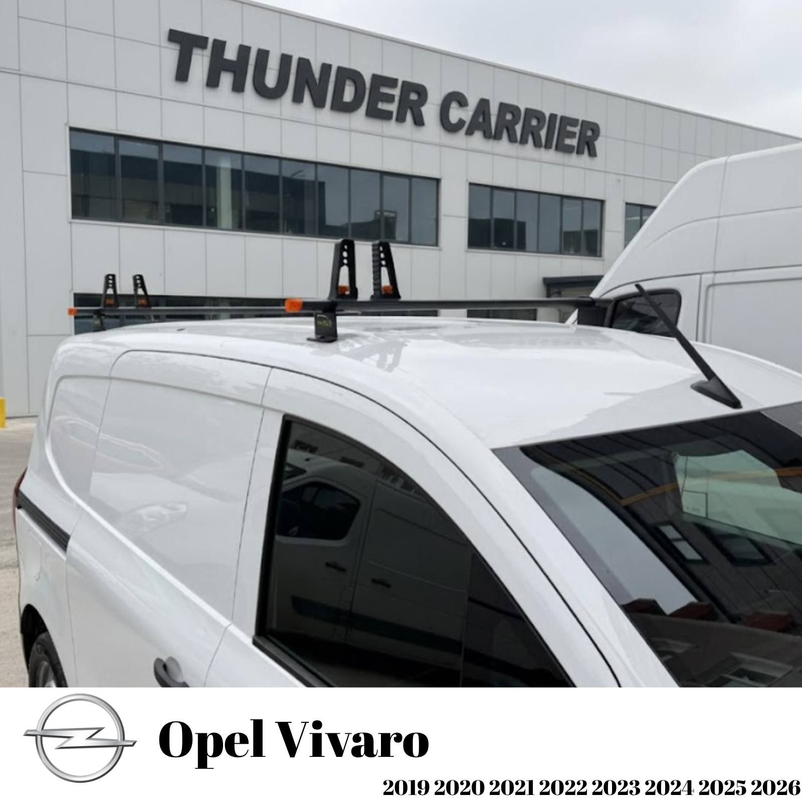 Opel Vivaro 2019-2026 Thunder Pro Seri Ağır Yük Taşıma Ara Atkı Tavan Barı