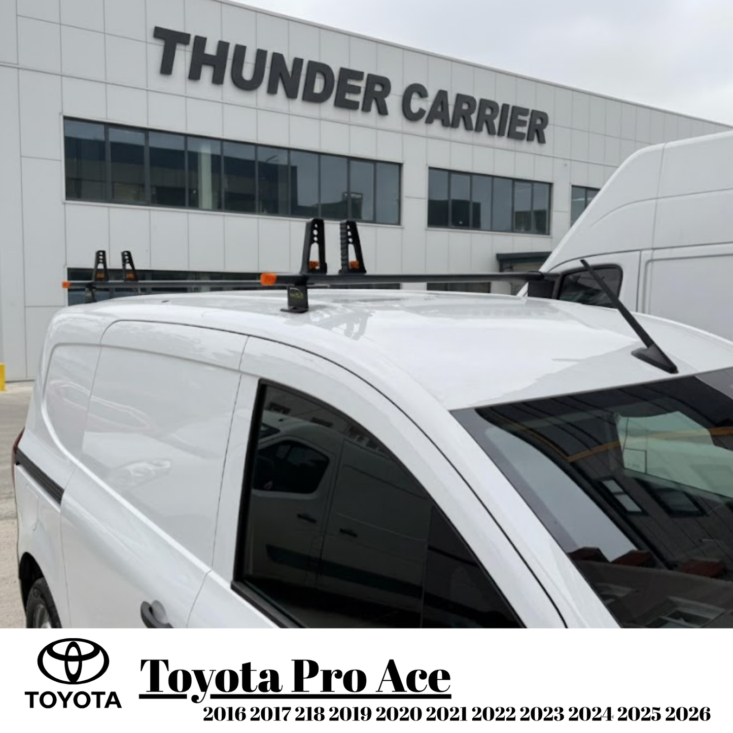 Toyota Proace City 2016-2026 Thunder Pro Seri Ağır Yük Taşıma Ara Atkı Tavan Barı