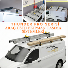 Volkswagen T5 / T6 Thunder Pro Seri Ağır Yük Taşıma Ara Atkı Tavan Barı