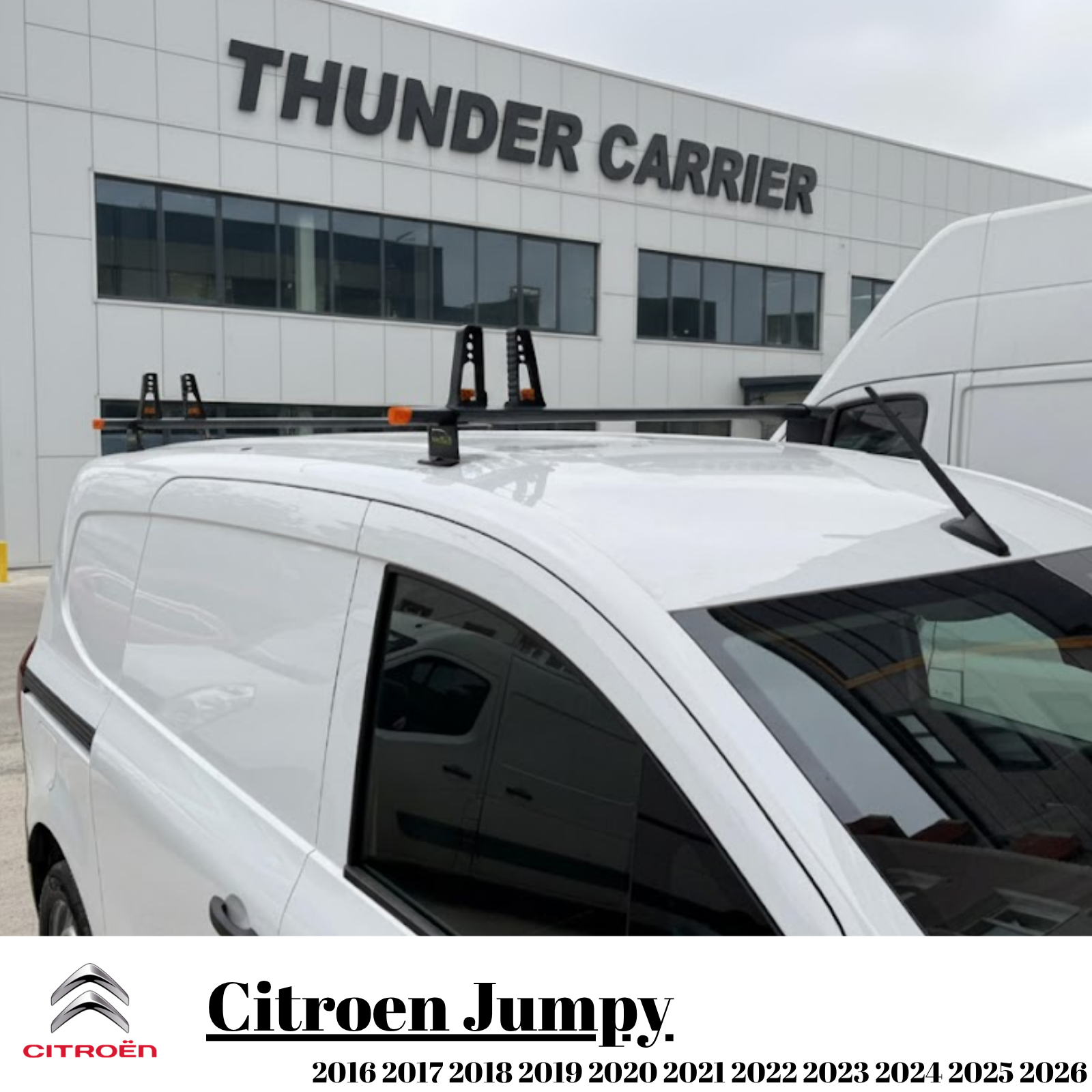 Citroen Jumpy 2016-2026 Thunder Pro Seri Ağır Yük Taşıma Ara Atkı Tavan Barı