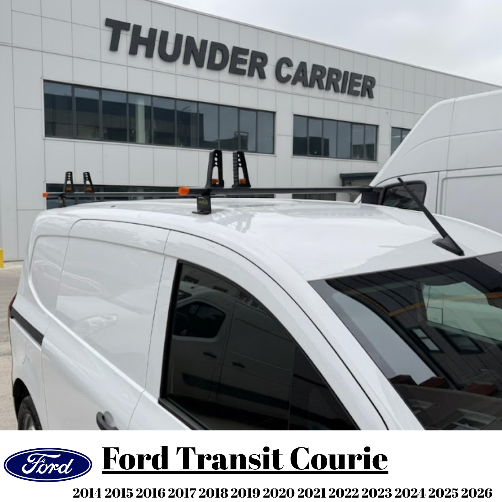 Ford Transit Courier 2014-2023 Thunder Pro Seri Ağır Yük Taşıma Ara Atkı Tavan Barı