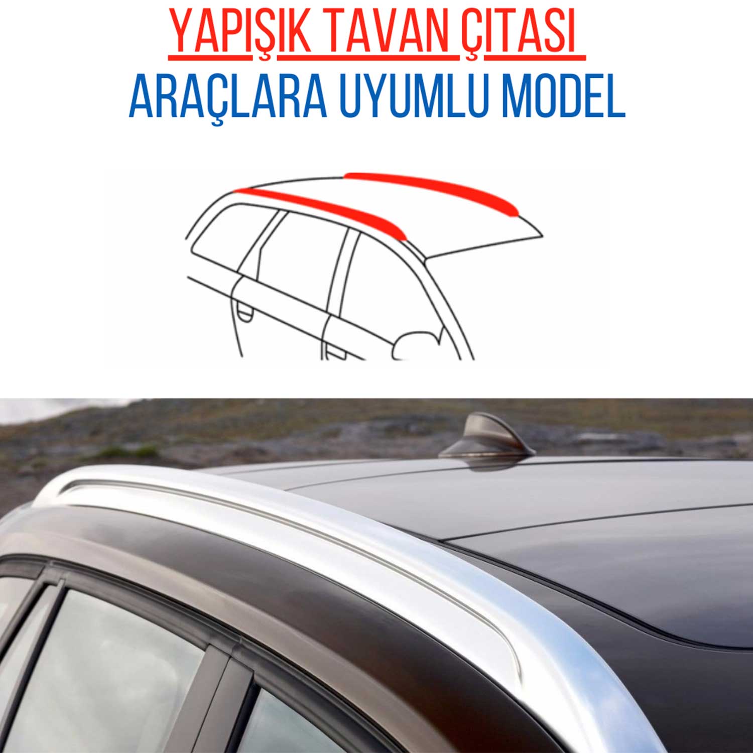 BMW IX3 2023-Sonrası TRX2 Thunder Carrier Ara Atkı Tavan Barı