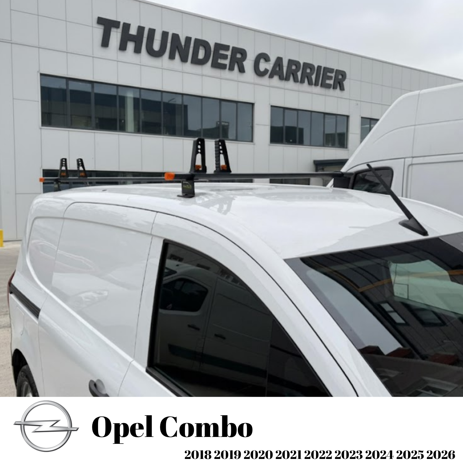 Opel Combo 2018-2026 Thunder Pro Seri Ağır Yük Taşıma Ara Atkı Tavan Barı