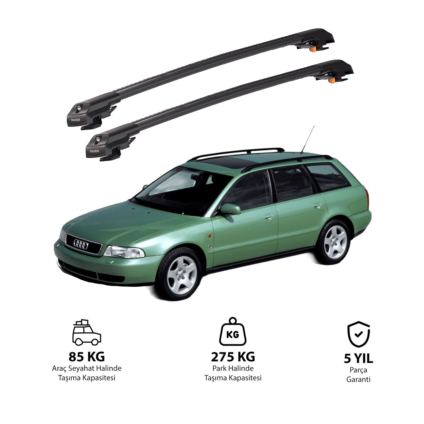 AUDI A4 AVANT 1996-2001 TRX1 Thunder Carrier Kilitli Ara Atkı
