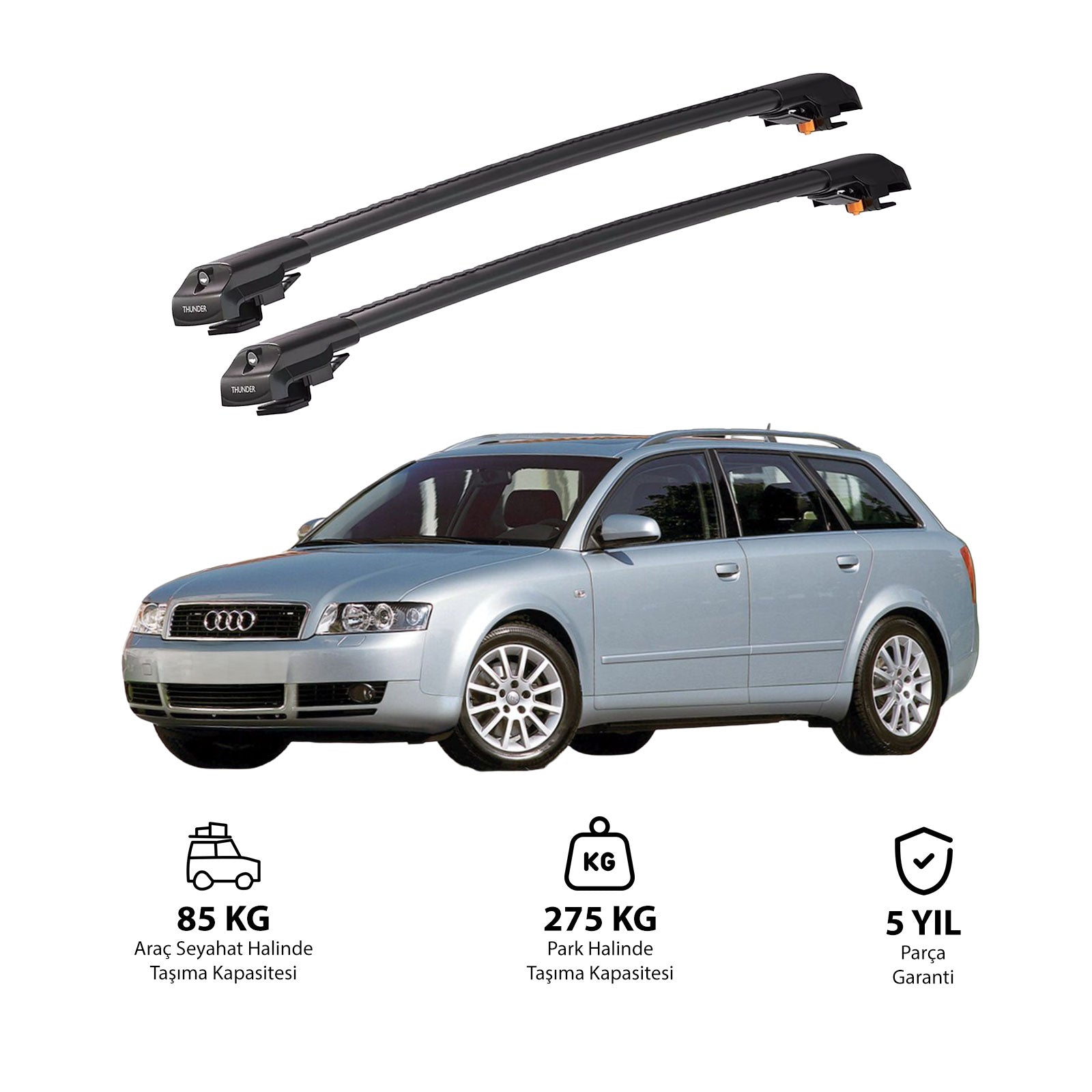 AUDI A4 AVANT 2002-2004 TRX1 Thunder Carrier Kilitli Ara Atkı
