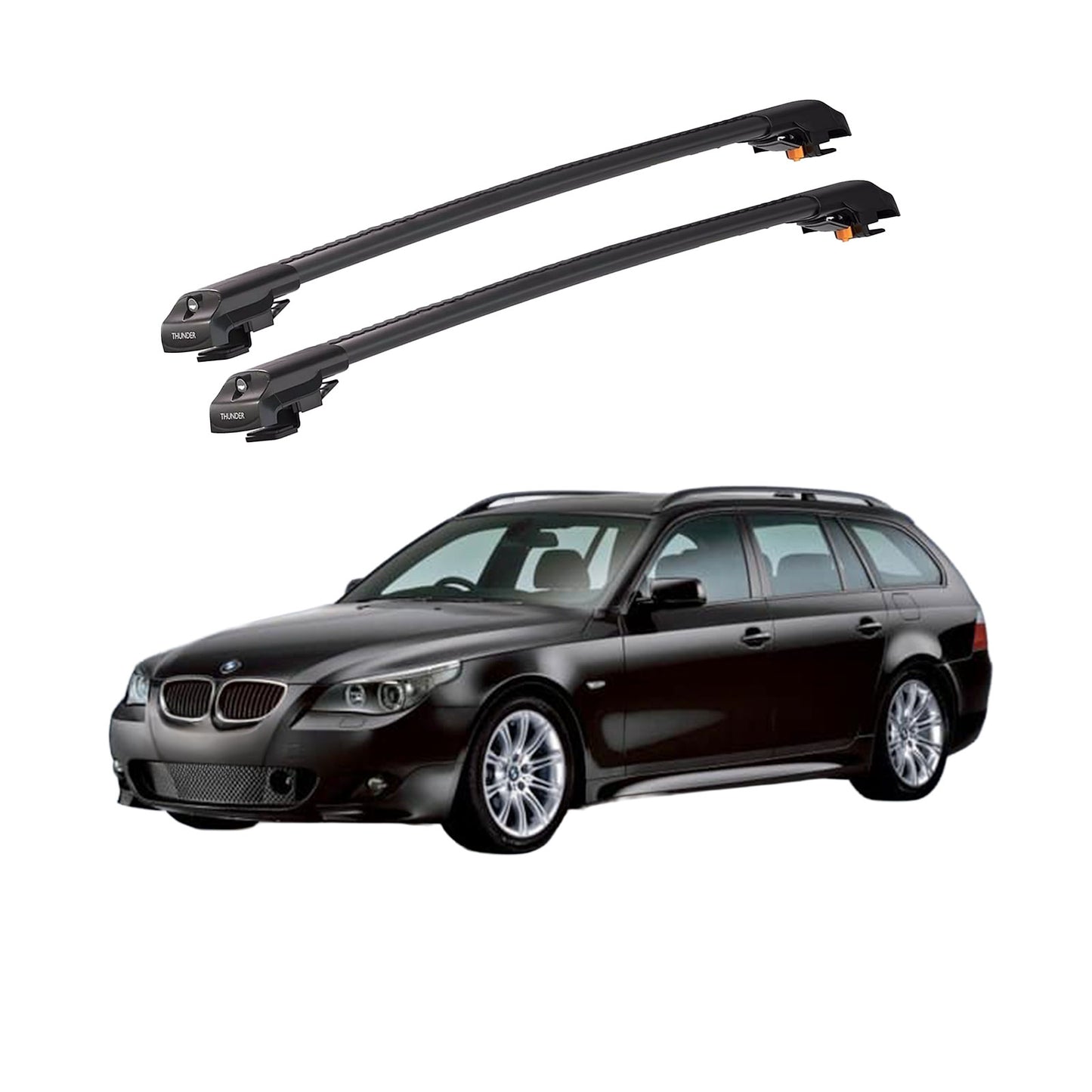 BMW 5 SERİSİ TOURING 2004-2010 TRX1 Thunder Carrier Kilitli Ara Atkı