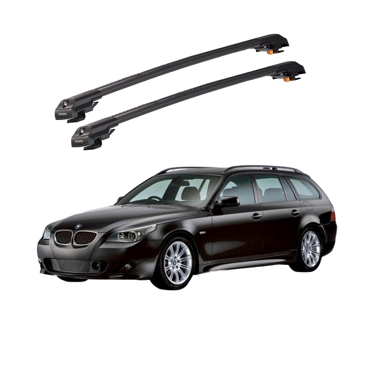 BMW 5 SERİSİ TOURING 2004-2010 TRX1 Thunder Carrier Kilitli Ara Atkı