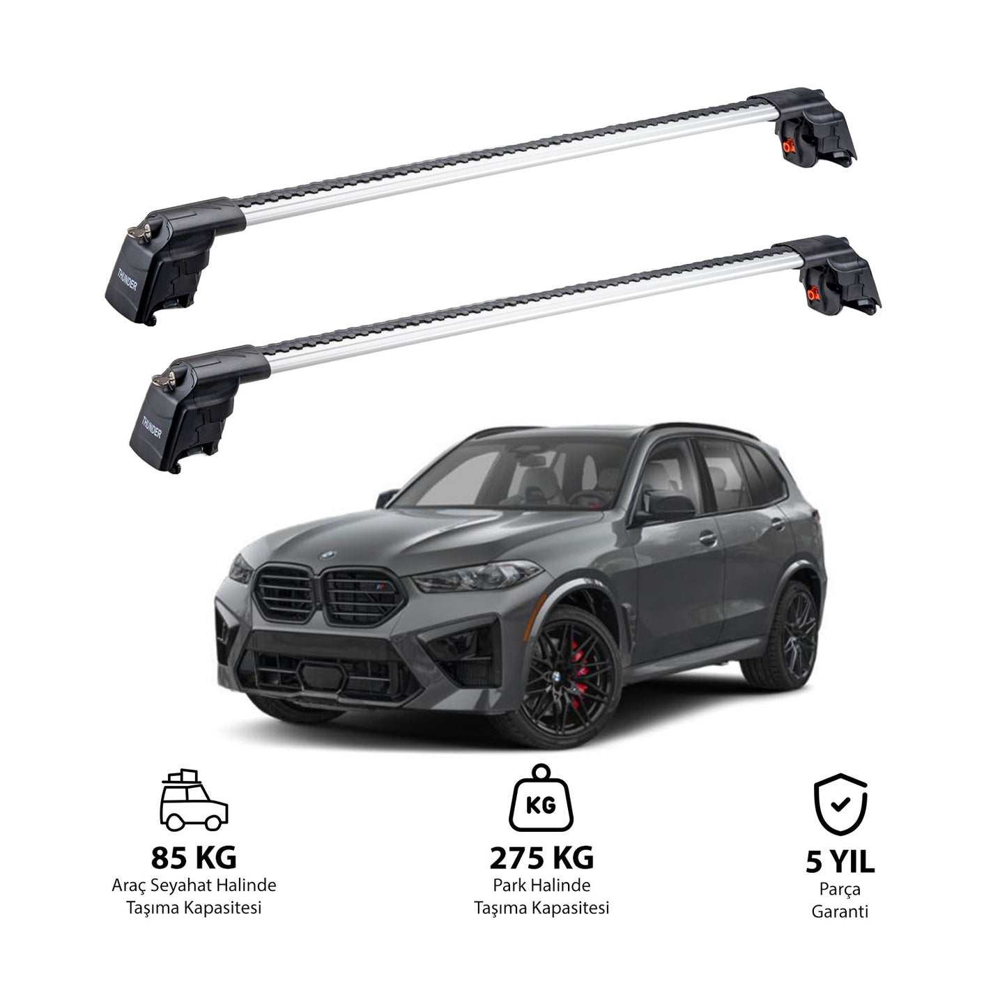 BMW X5 2019 - Sonrası TRX2 Thunder Carrier Ara Atkı