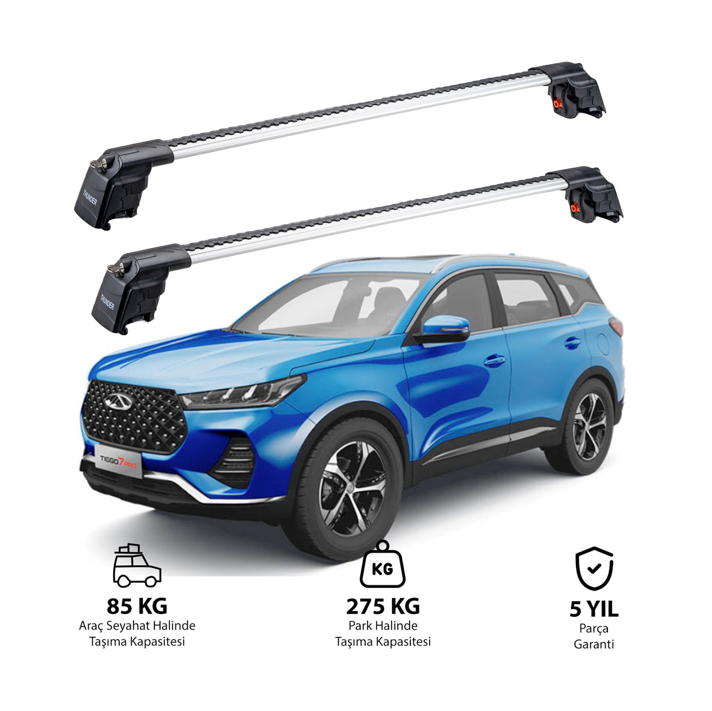 CHERY TIGGO 7 PRO 2020 ve Sonrası TRX2 Thunder Carrier Ara Atkı