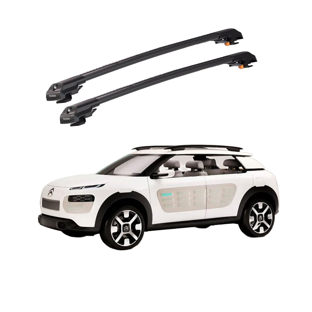 CITROEN C4 CACTUS 2014 ve Sonrası TRX1 Thunder Carrier Kilitli Ara Atkı
