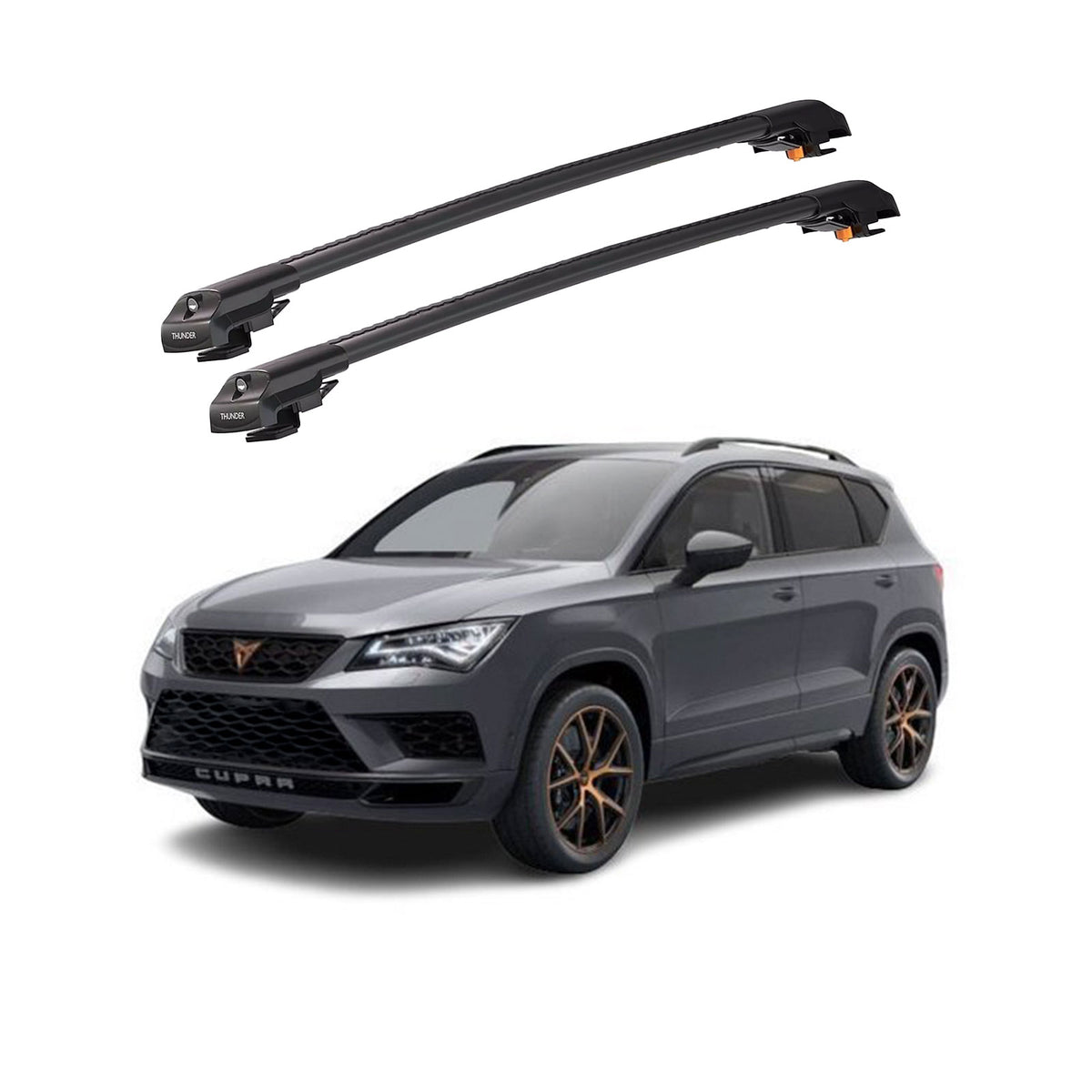 CUPRA ATECA 2018 - Sonrası TRX1 Thunder Carrier Kilitli Ara Atkı