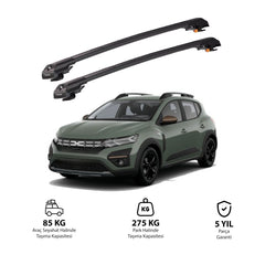 Dacia Sandero Stepway 2021-Sonrası TRX1 Thunder Carrier Kilitli Ara Atkı