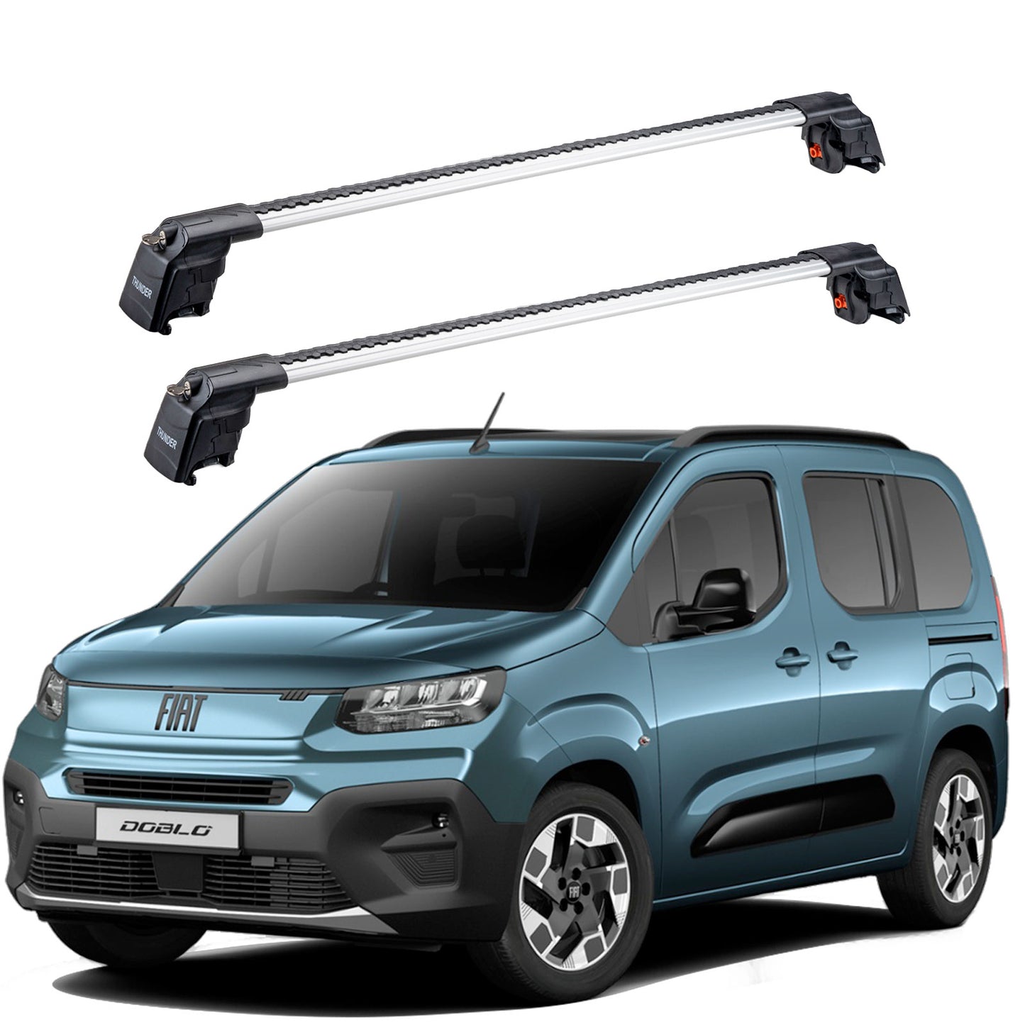 FIAT DOBLO 2024 - Sonrası TRX2 Thunder Carrier Kilitli Ara Atkı