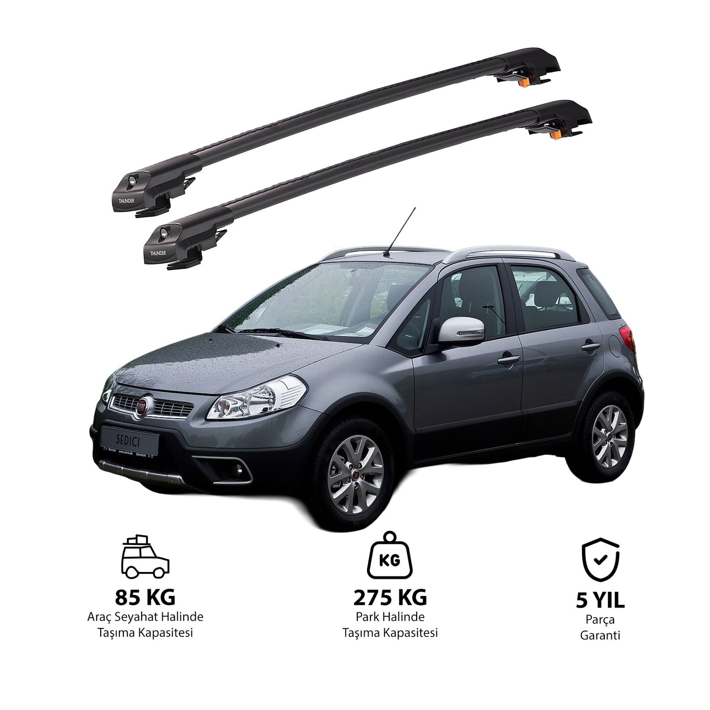 FIAT SEDICI 2006-2013 TRX1 Thunder Carrier Kilitli Ara Atkı