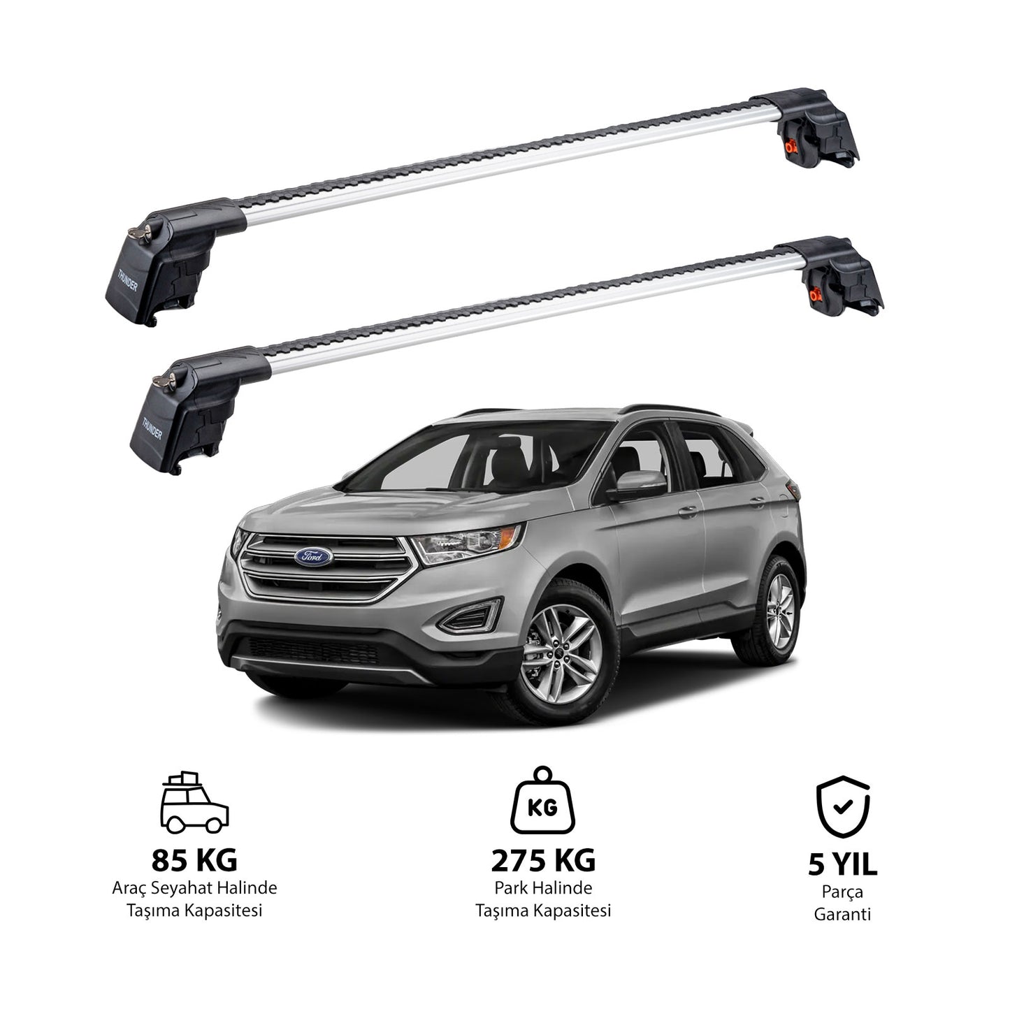FORD EDGE 2015 ve Sonrası TRX2 Thunder Carrier Ara Atkı