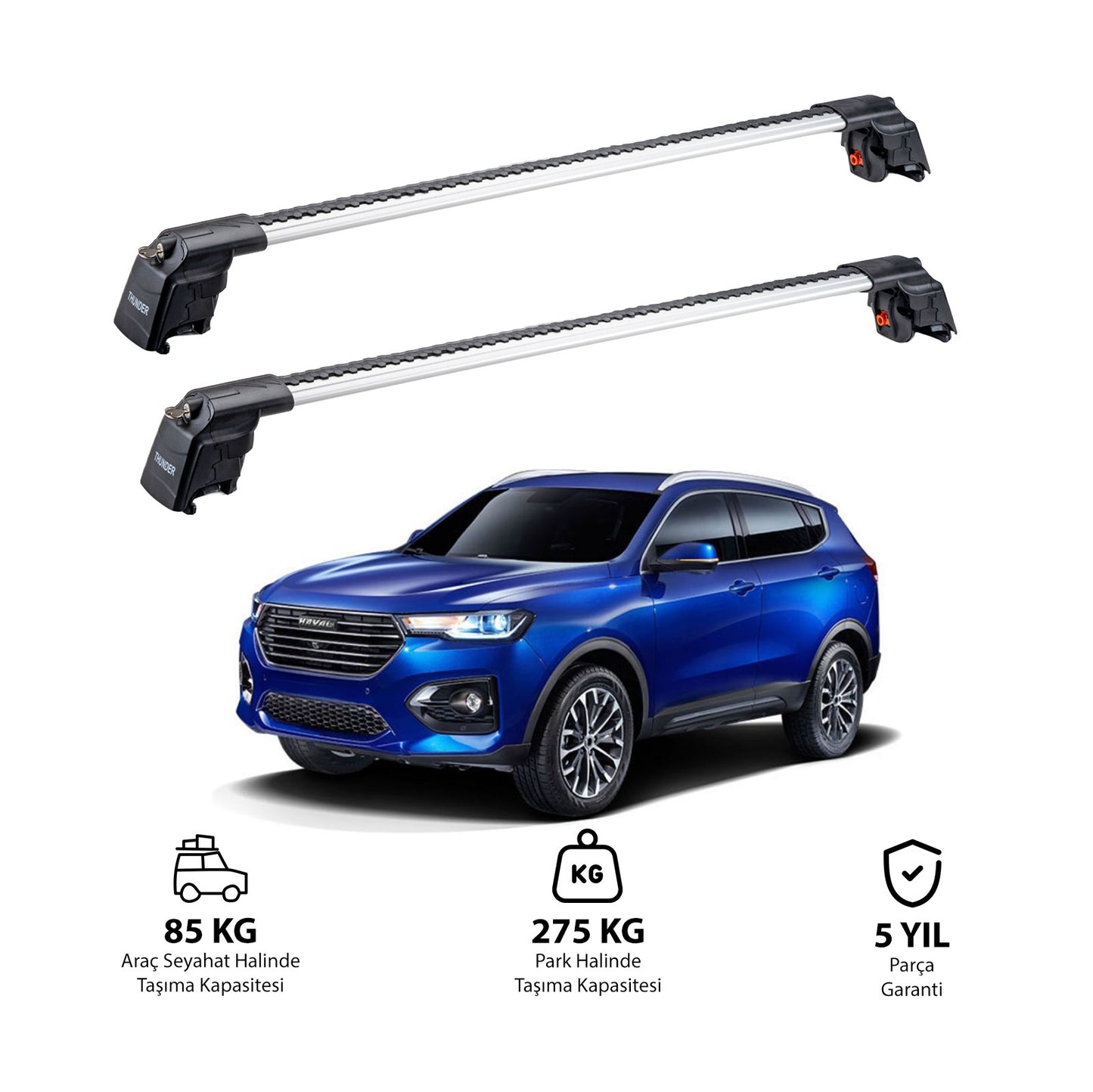 GREAT WALL HAVAL H6 2017 ve Sonrası TRX2 Thunder Carrier Ara Atkı