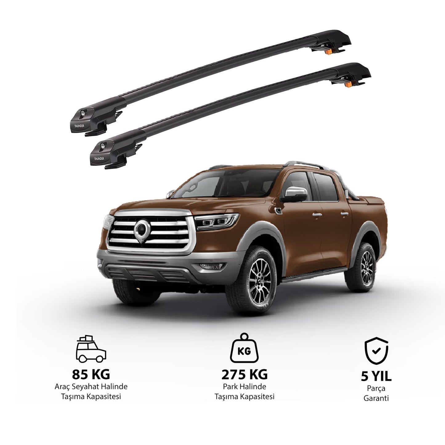 GREAT WALL POER 2019 ve Sonrası TRX1 Thunder Carrier Kilitli Ara Atkı