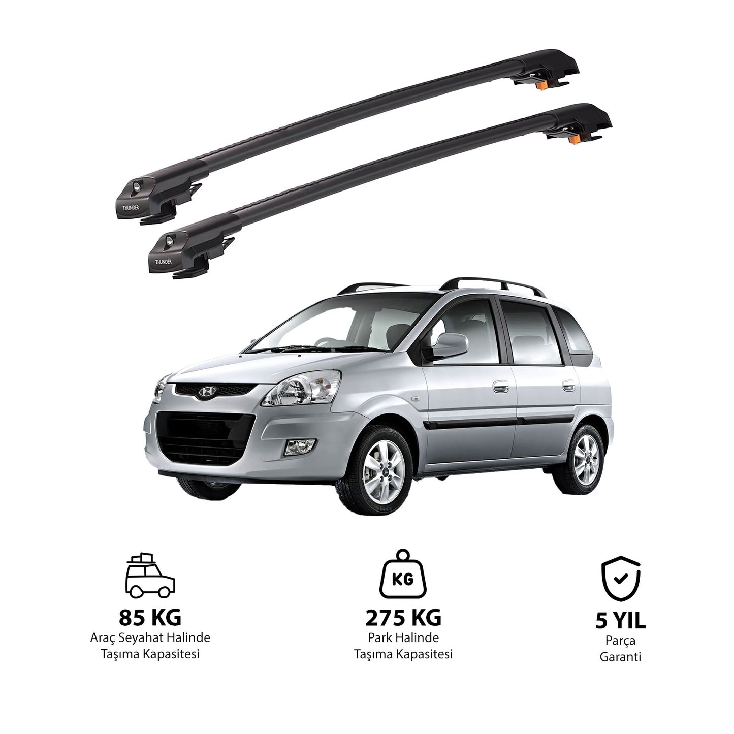 HYUNDAI MATRIX 2001-2010 TRX1 Thunder Carrier Kilitli Ara Atkı