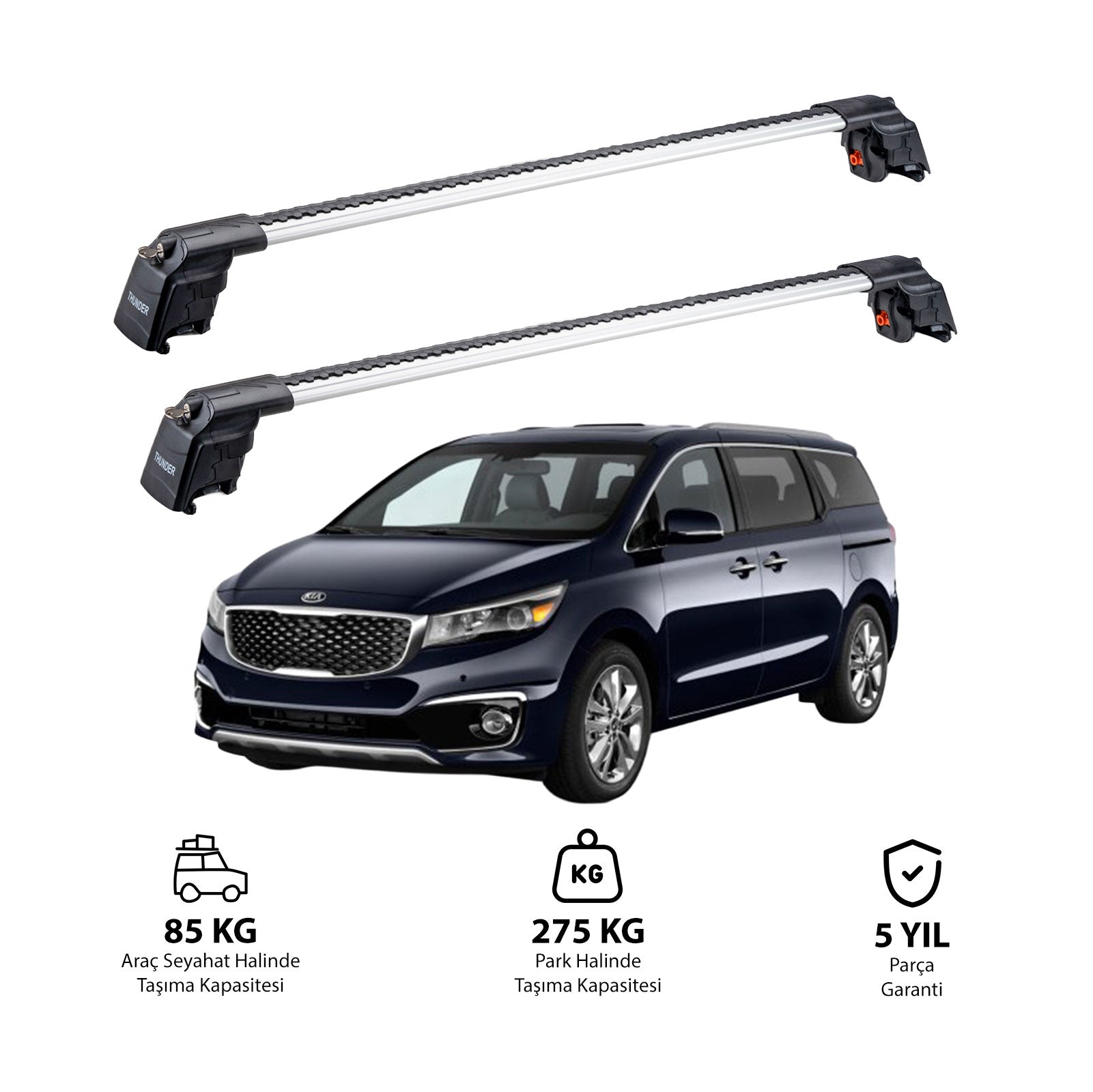 KIA CARNIVAL 2015-2020 TRX2 Thunder Carrier Ara Atkı