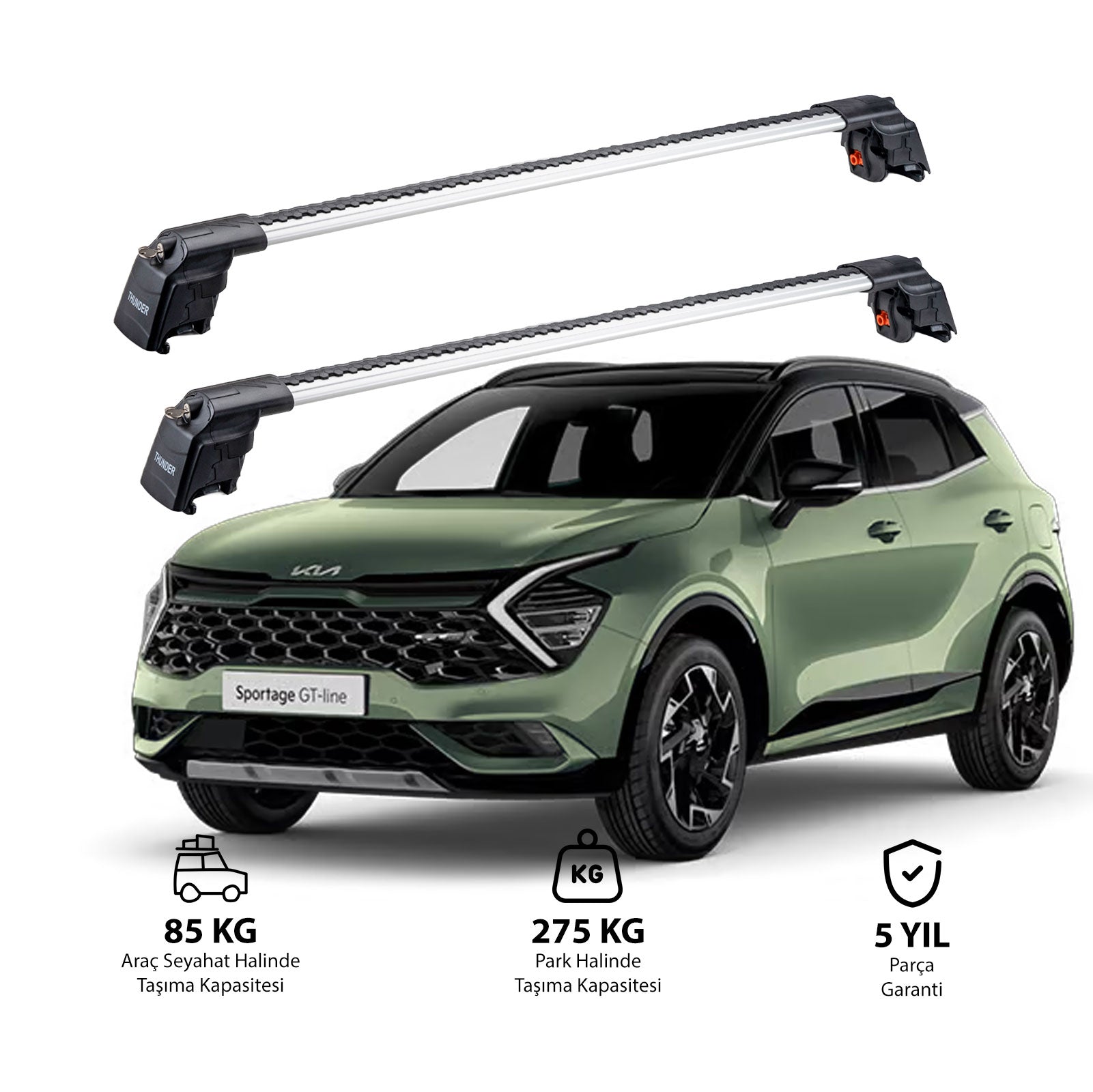 KIA NIRO 2017-2022 TRX2 Thunder Carrier Ara Atkı