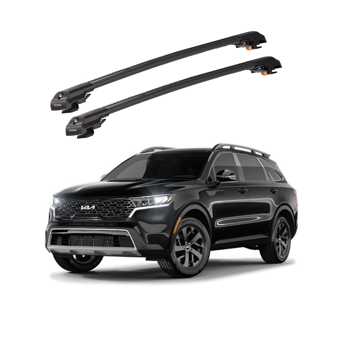 KIA SORENTO X-LINE 2021 ve Sonrası TRX1 Thunder Carrier Kilitli Ara Atkı