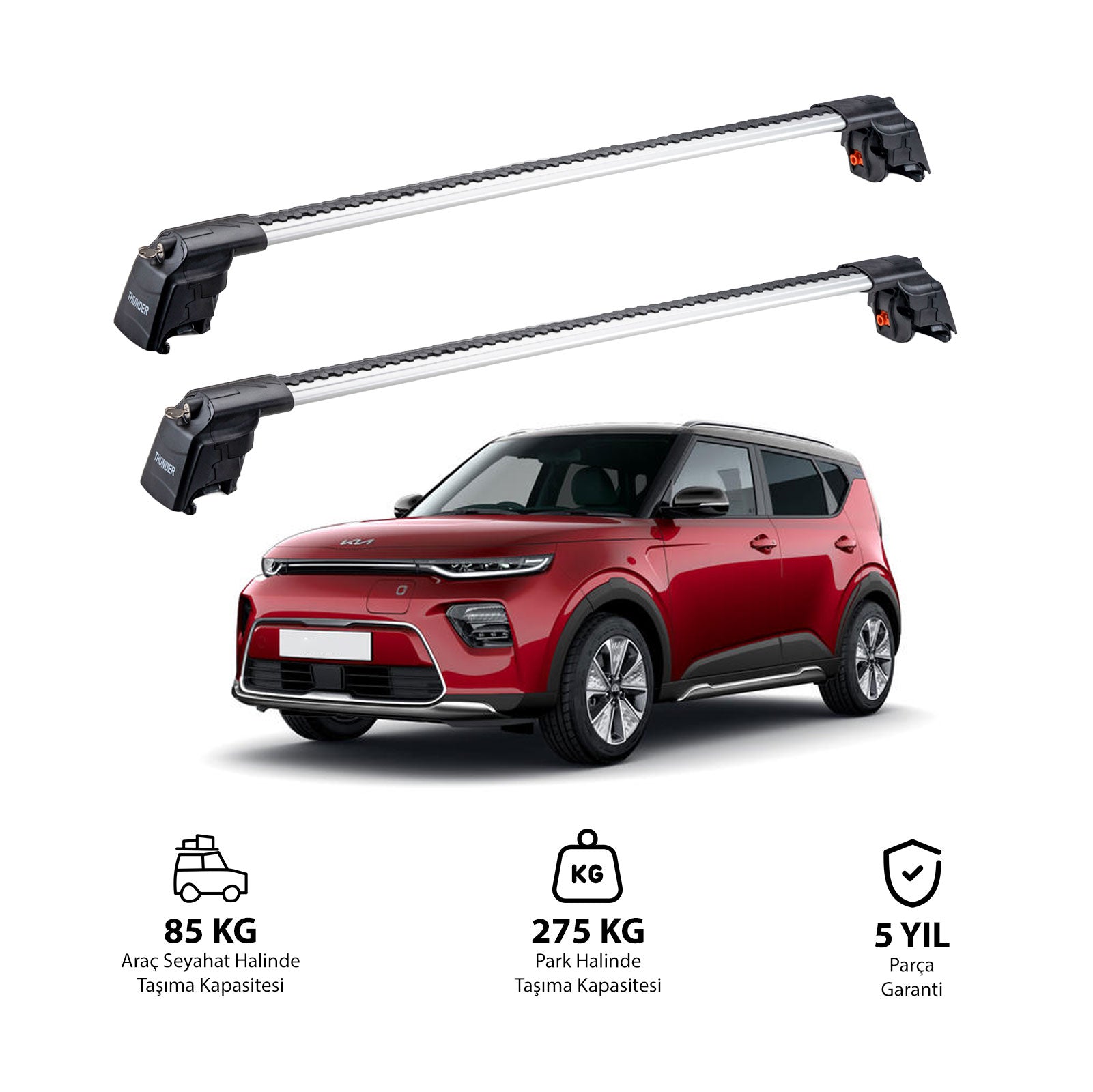 KIA SOUL 2020 ve Sonrası TRX2 Thunder Carrier Ara Atkı