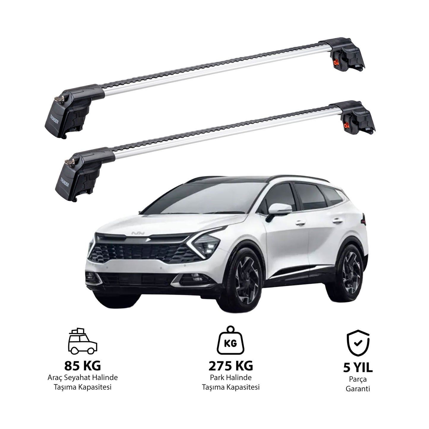 KIA SPORTAGE X-LINE 2022 ve Sonrasý TRX2 Thunder Carrier Ara Atký