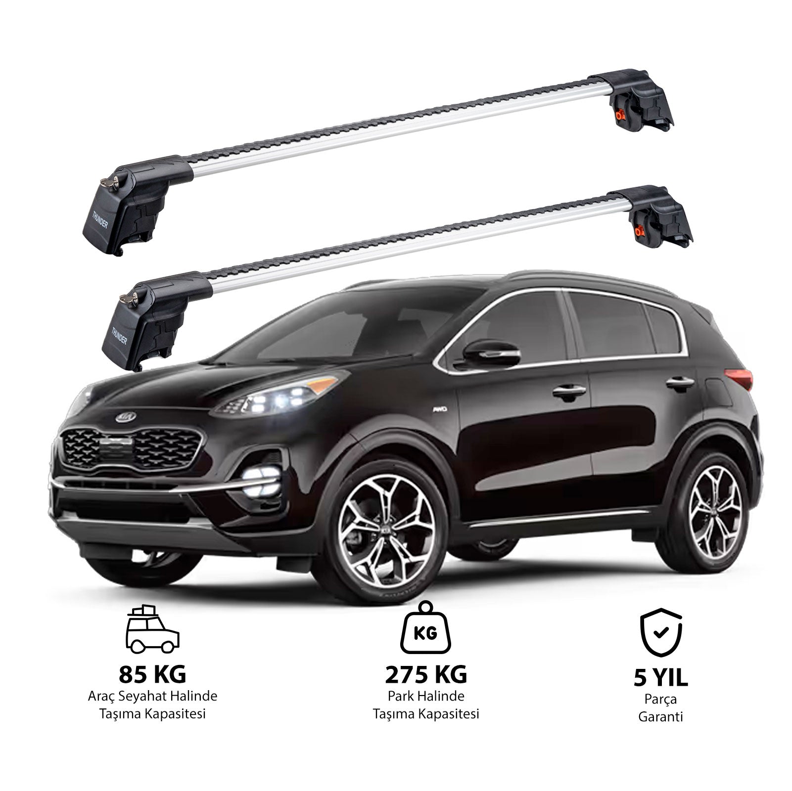 KIA SPORTAGE 2016-2021 TRX2 Thunder Carrier Ara Atký
