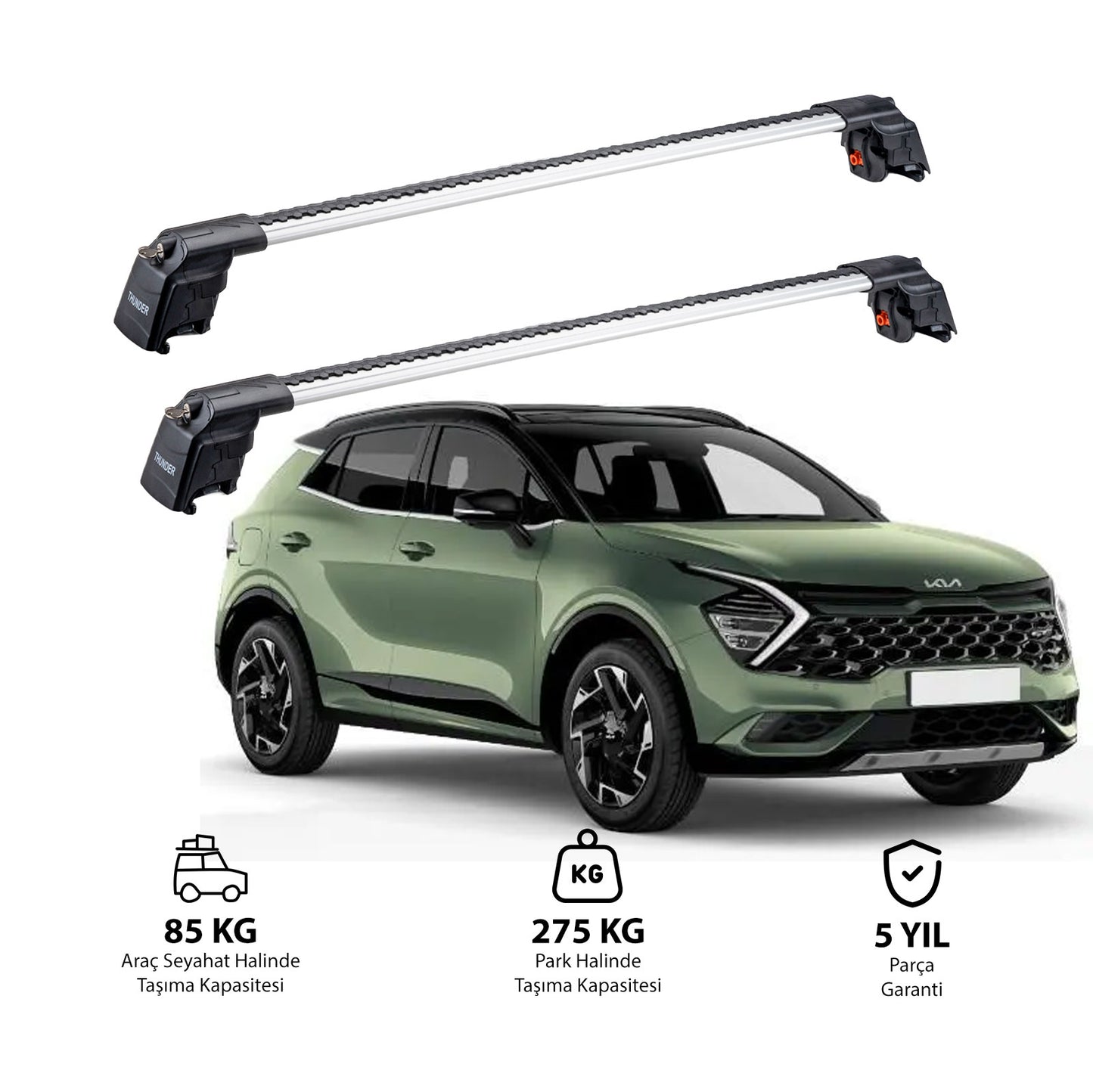 KIA SPORTAGE 2022 ve Sonrası TRX2 Thunder Carrier Ara Atkı