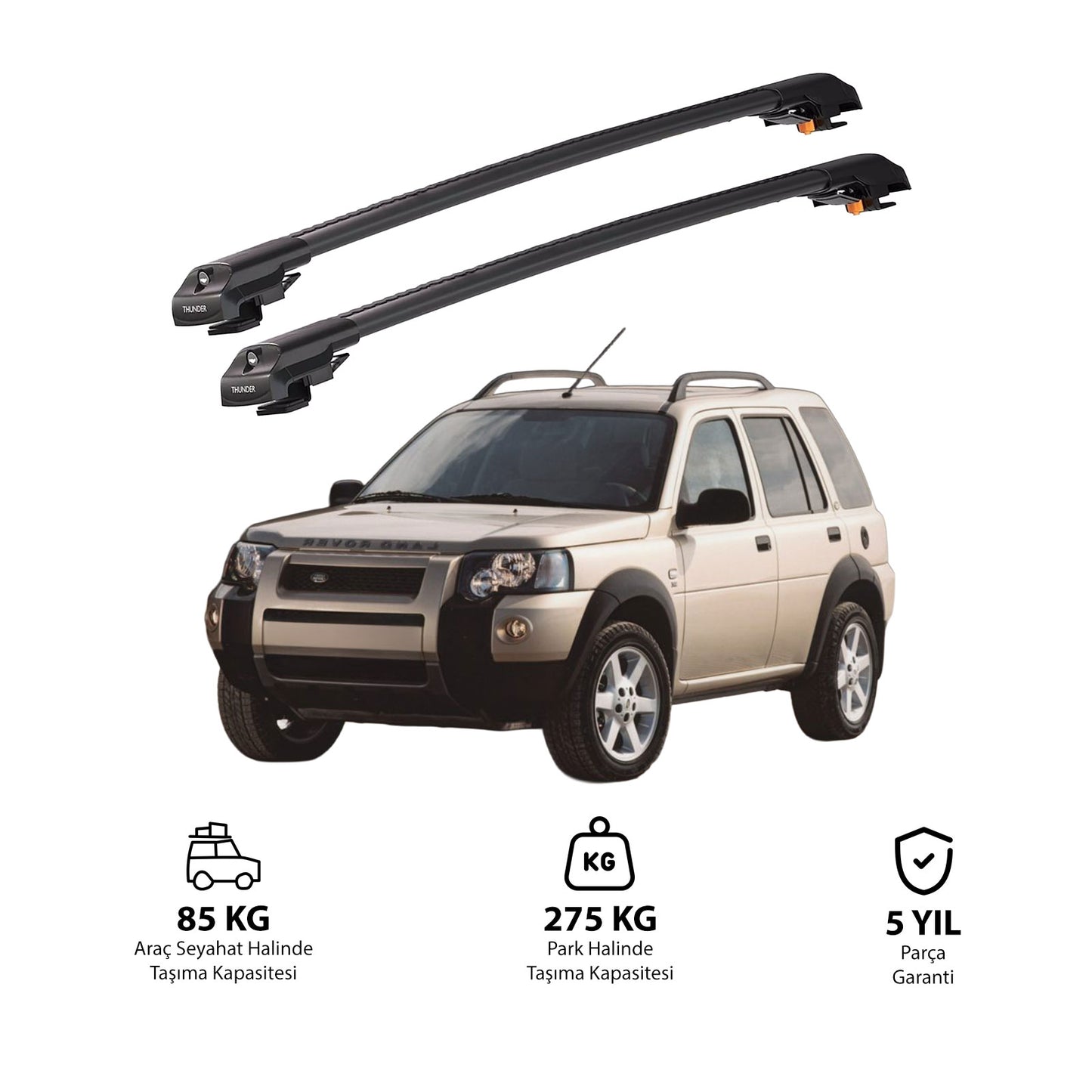 LAND ROVER FREELANDER 2 2007-2015 TRX1 Thunder Carrier Kilitli Ara Atkı
