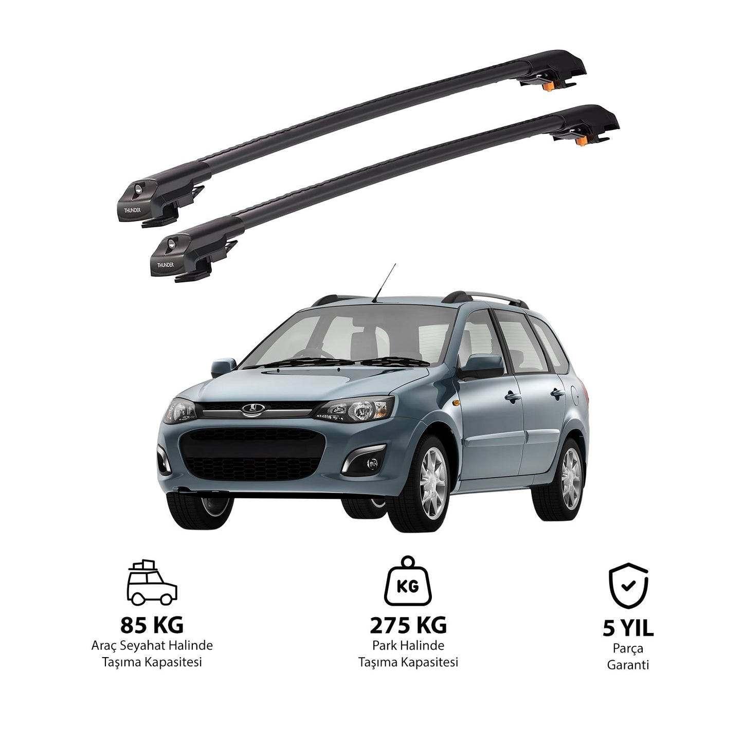 LADA KALINA SW 2013-2018 TRX1 Thunder Carrier Kilitli Ara Atkı