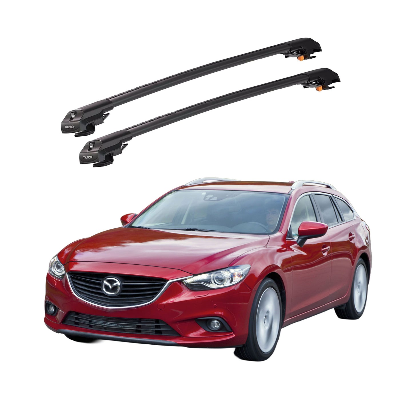 MAZDA 6 2013 ve Sonrası TRX1 Thunder Carrier Kilitli Ara Atkı
