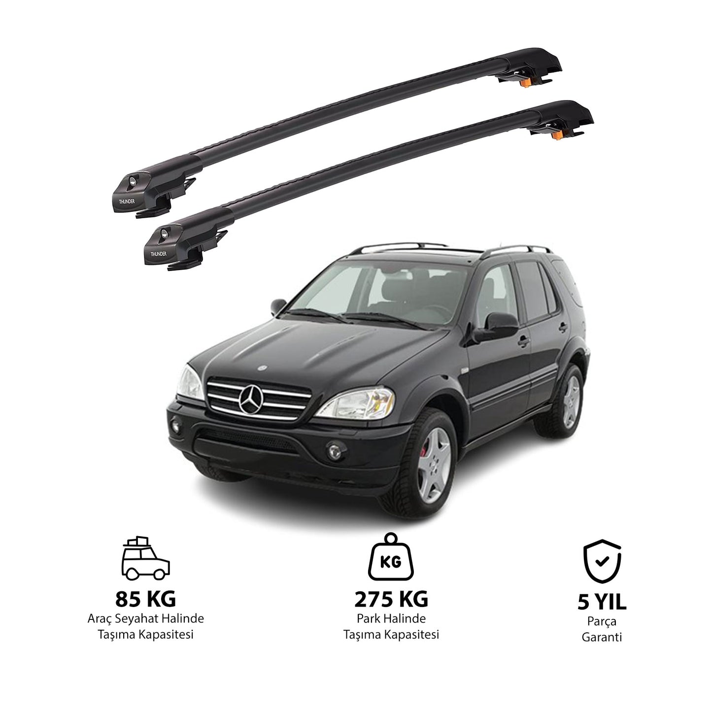 MERCEDES-BENZ M-CLASS 1998-2005 TRX1 Thunder Carrier Kilitli Ara Atkı
