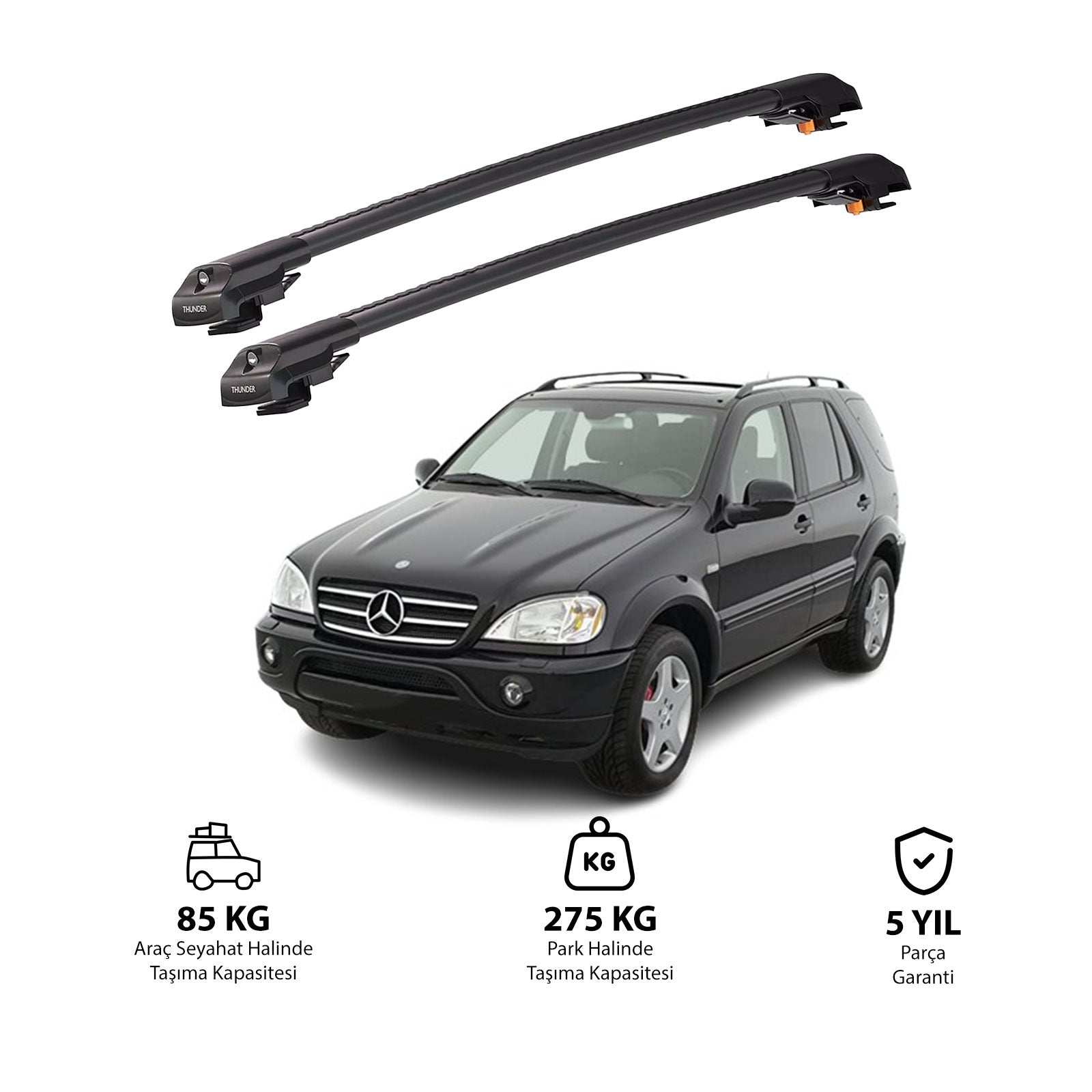 MERCEDES-BENZ M-CLASS 1998-2005 TRX1 Thunder Carrier Kilitli Ara Atkı