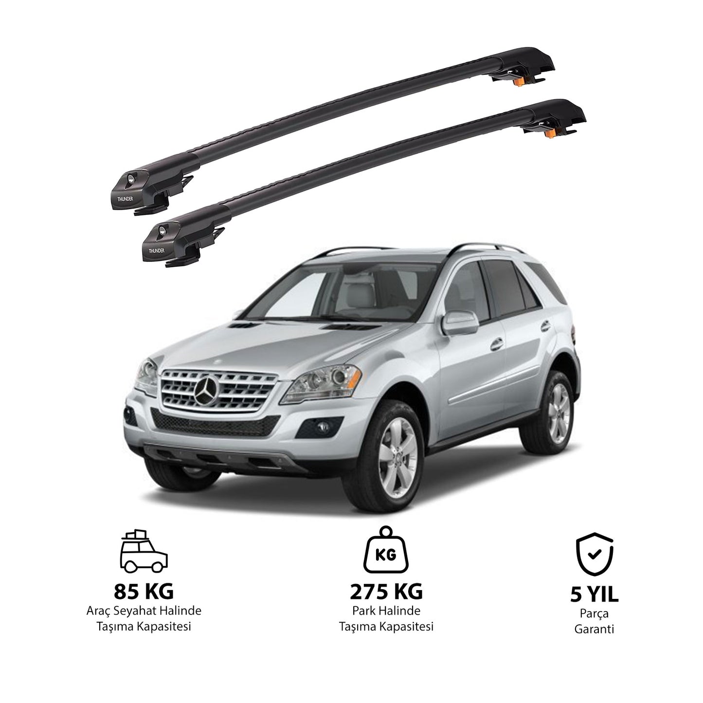 MERCEDES-BENZ M-CLASS 2006-2011 TRX1 Thunder Carrier Kilitli Ara Atkı