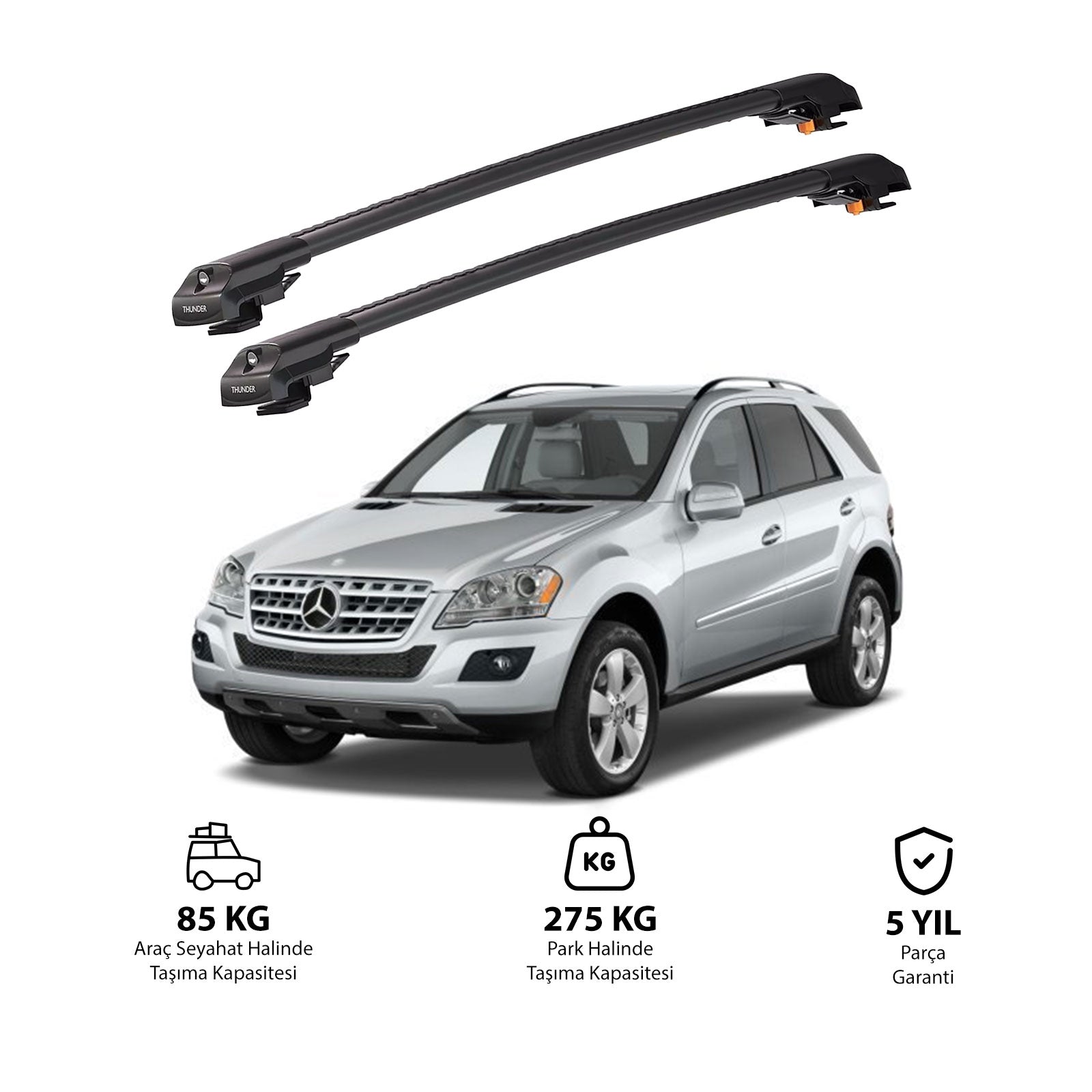 MERCEDES-BENZ M-CLASS 2006-2011 TRX1 Thunder Carrier Kilitli Ara Atkı