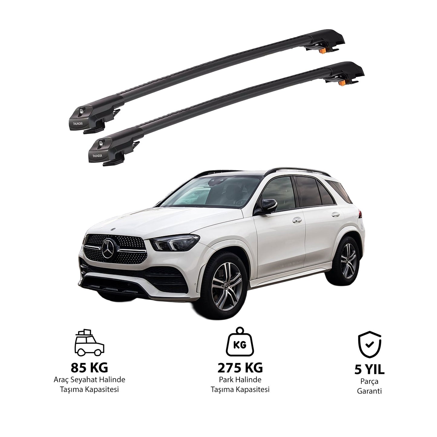 MERCEDES-BENZ M-CLASS 2012-2019 TRX1 Thunder Carrier Kilitli Ara Atkı