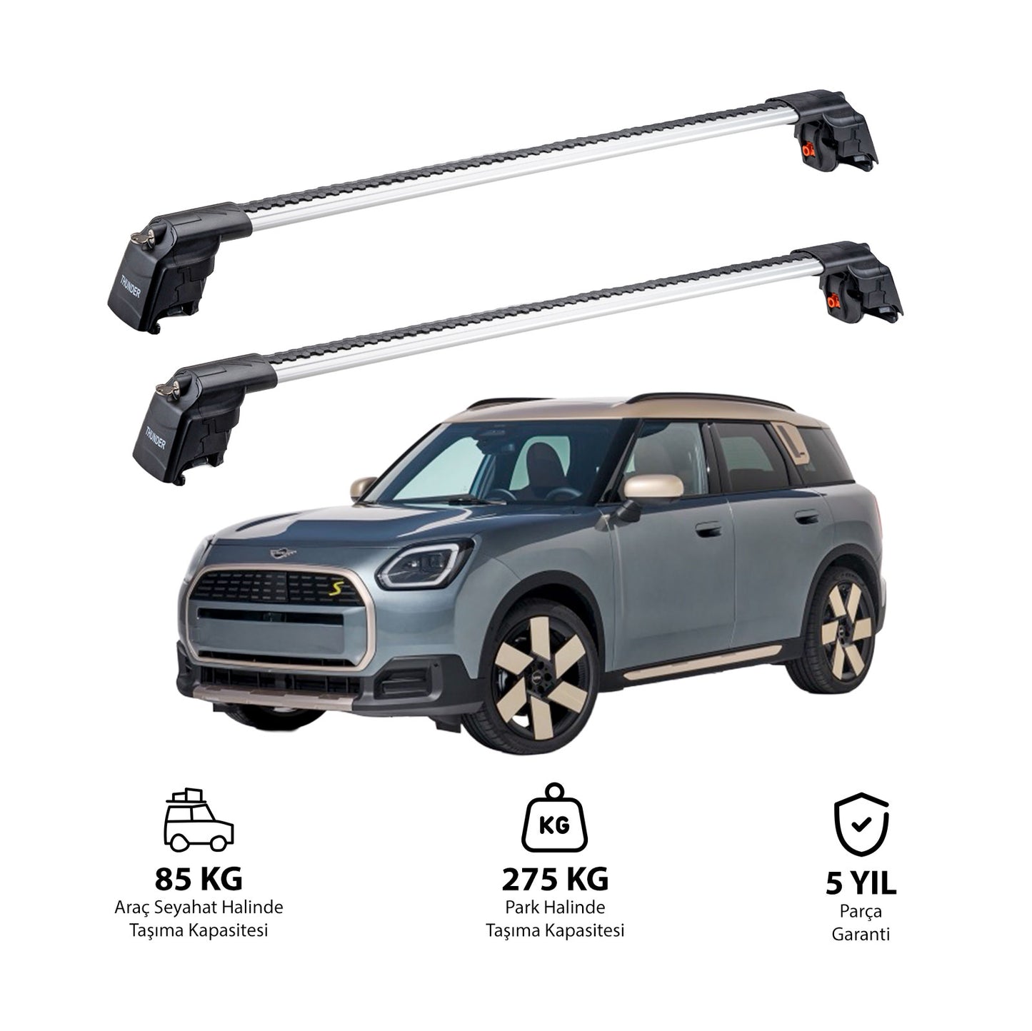 Mini Countryman E TRX2 Thunder Carrier Kilitli Ara Atkı