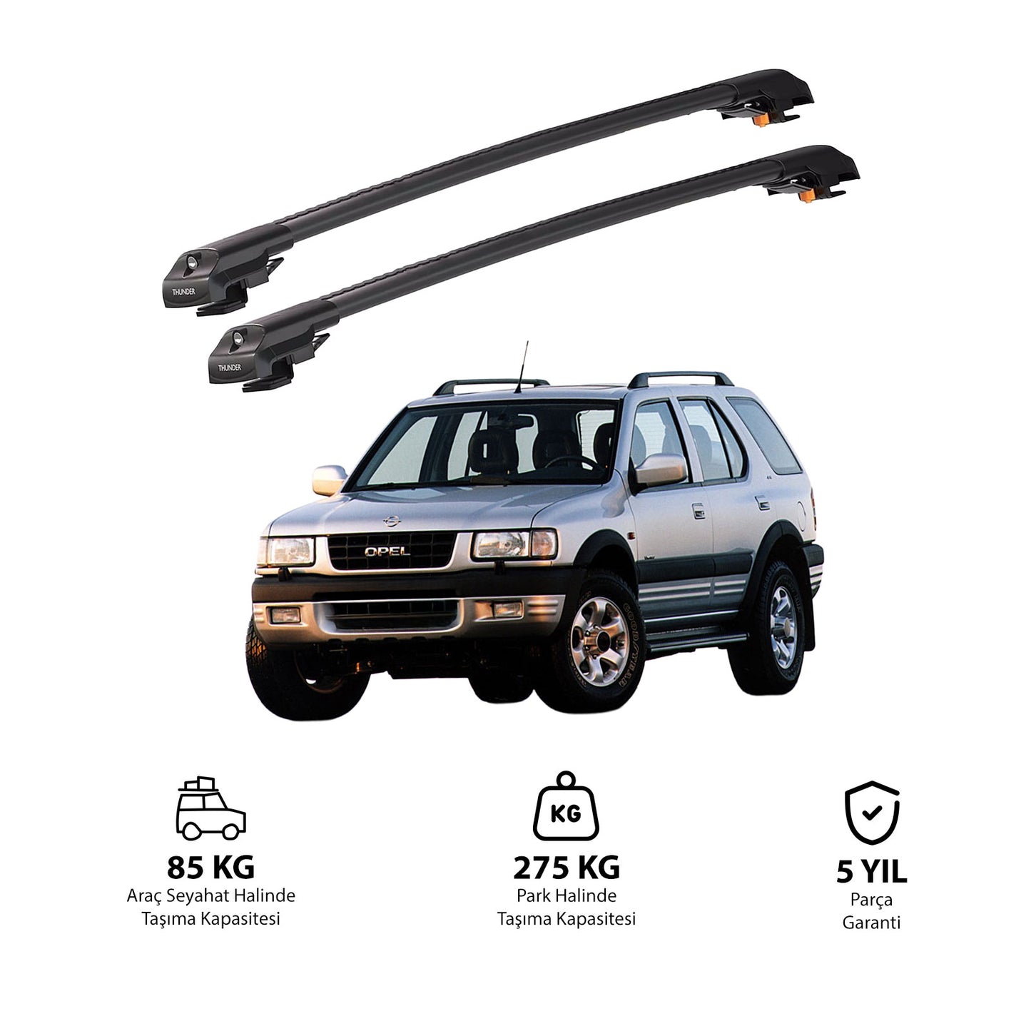 OPEL FRONTERA 1992-1998 TRX1 Thunder Carrier Kilitli Ara Atkı