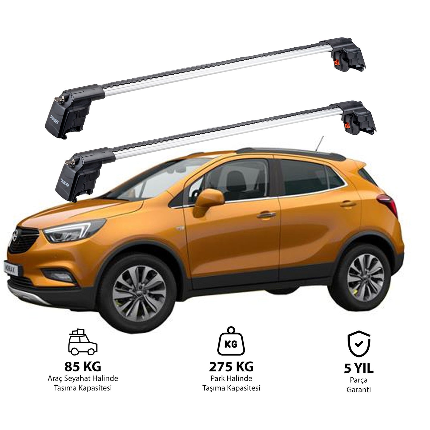OPEL MOKKA X 2016-Sonrası TRX2 Thunder Carrier Ara Atkı