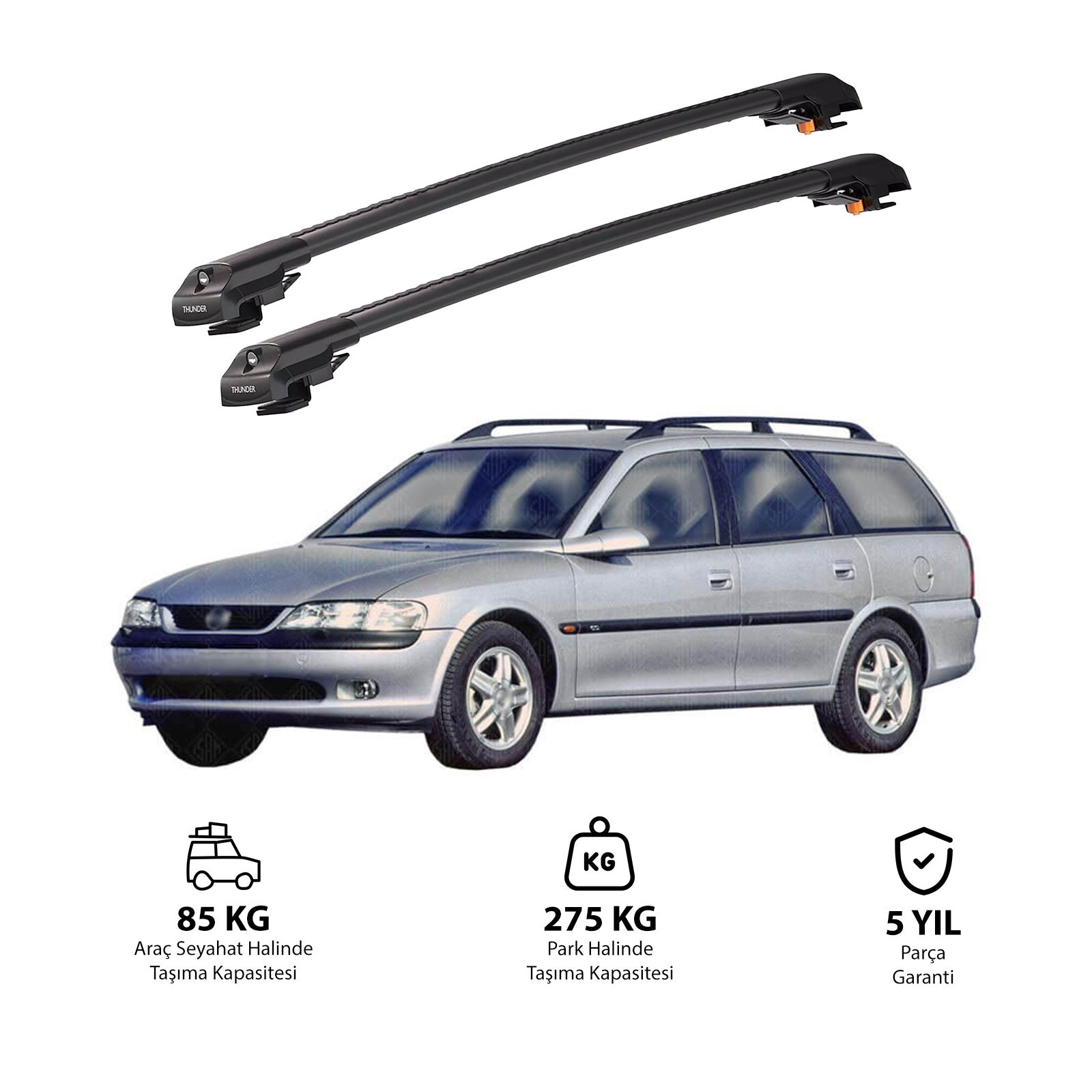 OPEL VECTRA 1995-2002 TRX1 Thunder Carrier Kilitli Ara Atkı