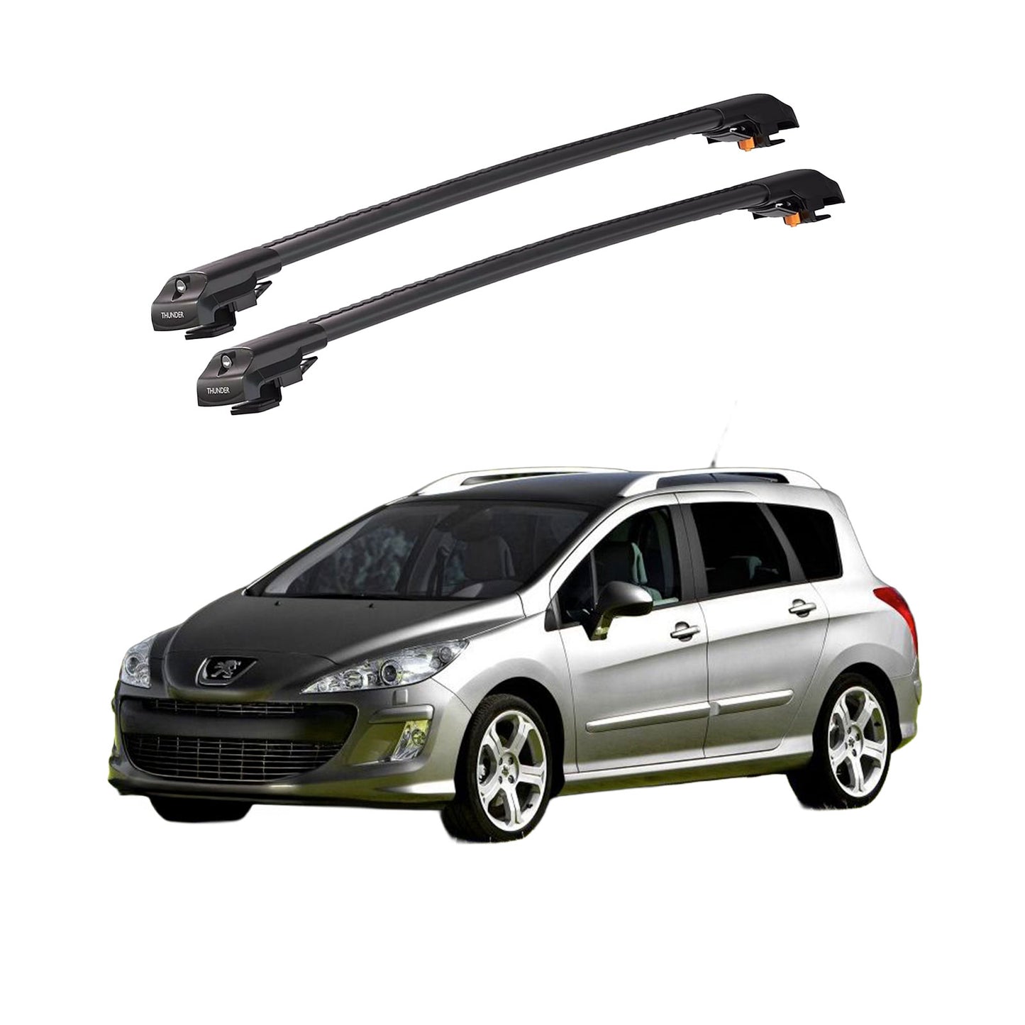 PEUGEOT 308 SW 2008-2013 TRX1 Thunder Carrier Kilitli Ara Atkı